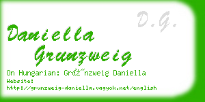 daniella grunzweig business card